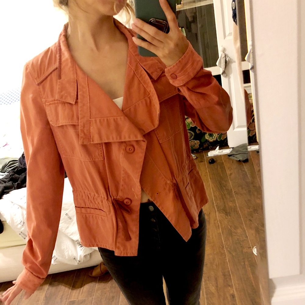 Pink Utility Styled Jacket